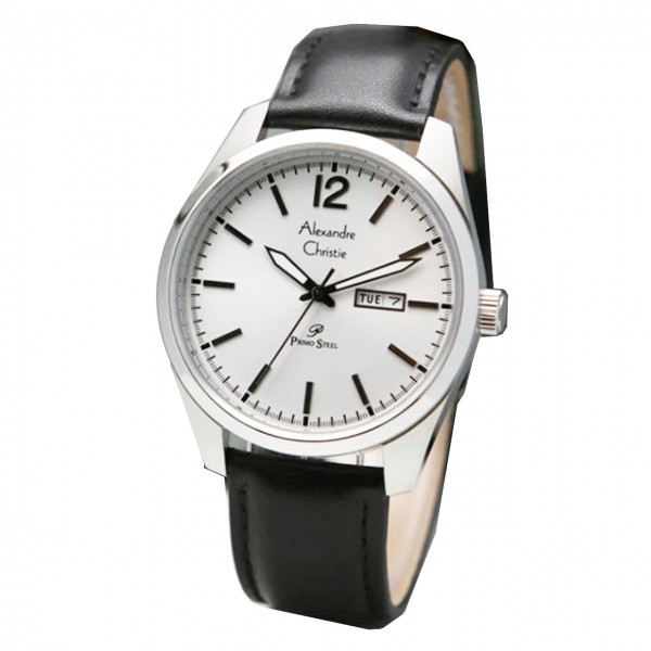 Alexandre Christie AC 1012 Silver White Man MELSSSL